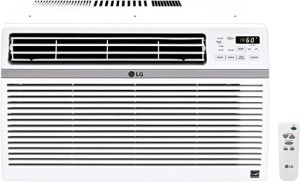 LG 12,000 BTU 115V Window-Mounted Air Conditioner with Remote Control 