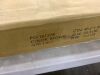 44in Modern Industrial Rectangular Wood Grain Coffee Table w/ Metal Frame - 4