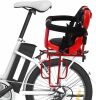 Back-Mounted Child Bike Seat with Foot Pedal