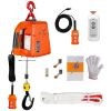 3 in 1 Electric Hoist Winch, 1560LBS 38FT 110V Manual, Wired and Wireless Remote Control