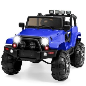 12V Ride-On Toy w/ 3 Speeds, LED, Remote, Bluetooth 