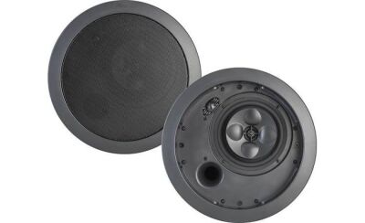 Klipsch In-Ceiling Speaker Pair, Black 