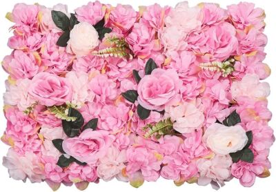 Lot of (2) Flower Wall Panels, 24" x 16", 12pc 