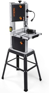 TACKLIFE Bandsaw with Two Blades and Two Scales, Removable LED, 3.5A 10" Two speed (2160/3150FPM)