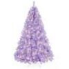 4.5' Pre-Lit Artificial Lavender Christmas Tree w/ Incandescent Lights