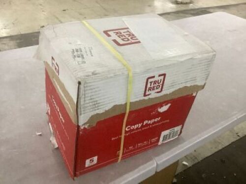 TruRed Copy Paper 8.5" x 11", 20lb, 92 Brightness, 2500 Sheets