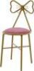 Small Lightweight Dressing Chair with Butterfly Bow Tie and Velvet Cushion&nbsp;