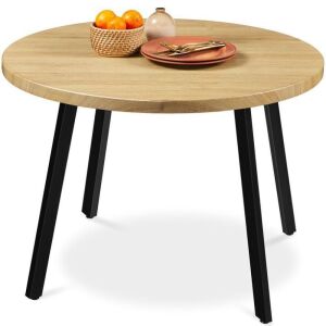 Round Dining Table w/Steel Legs