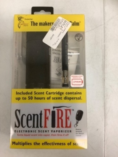 ScentFIRE Electric Scent Vaporizer Kit, E-Comm Return, Sold As-is