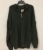 RedHead Quarter-Zip Fatigue Long-Sleeve Sweater Men's LT, Appears New, Sold As-is