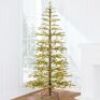 4.5' Pre-Lit Sparse Christmas Tree w/ 2-in-1 LED Lights, Cordless Connection