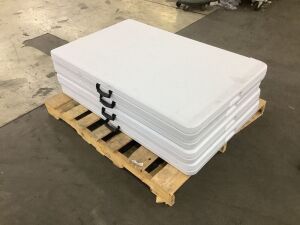 Lot of (4) 8' Folding Tables - Uninspected