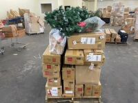 Pallet of Christmas Garland - Uninspected