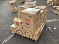 Pallet of Mixed Size Ceramic Christmas Trees - Uninspected