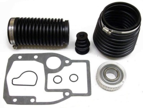 Lot of (3)&nbsp;Transom Bellow Kit-Outdrive Gasket Exhaust U-Joint Bellows Shift Cable Bellow with Gimbal Bearing for OMC Cobra Drives Replace 3854270 Sierra 18-2771