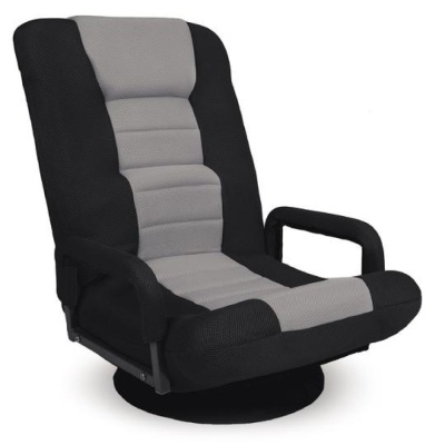 Gaming Floor Chair w/ 360-Degree Swivel, Armrest, Adjustable Backrest. Appears New