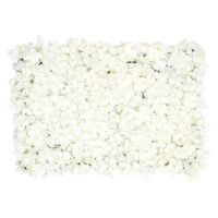 White Artificial Flower Wall Panels, 16" x 24", 20pc&nbsp;
