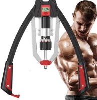 RUNWE Arm Exerciser Hydraulic Power Twister. Adjustable 33-441lbs, Home Chest Expander, Shoulder Muscle Training Fitness Equipment, Arm Enhanced Exercise Strengthener with LCD Counter
