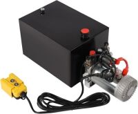 20 Quart 12V DC Hydraulic Power Unit Double Acting Hydraulic Pump with Steel Oil Tank