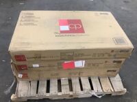 Lot of (3) 10-in-1 Combo Game Table Set w/ Pool, Foosball, Ping Pong, Chess,&nbsp;2x4ft - Uninspected