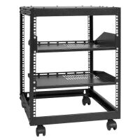 VEVOR 12U Open Frame Server Rack, 15''-40'' Adjustable Depth, Free Standing or Wall Mount&nbsp;