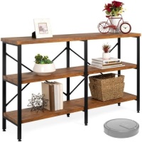 3-Tier Industrial Hallway Console Table for Living Room, Entry Way - 55in. Appears New