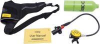Mini Scuba Tank Refillable Oxygen Cylinder w/1L Capacity