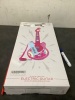 Kids Pretend Play Guitar Musical Instrument Toy w/ Microphone, Stand - 19in - 3