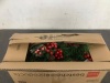 Set of 2 Pre-Lit Pathway Christmas Trees w/ Pine Cones, Timer - 24.5in - 2