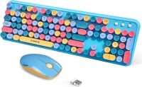 FOPETT 2.4GHz Wireless Keyboard and Mouse Set
