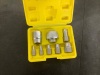1.5 inch Tub Drain Extractor 1 inch extension Socket 6 Pcs Pipe Nipple Extractor Set