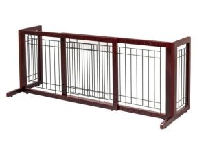 VINGLI 71" Wooden Freestanding Pet Safety Fence