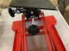 Heavy Duty Adjustable 1/2 Ton 1100 LBS Floor Low Profile Transmission Jack Lift - Neds Snap Ring Fasteners for Stabilizer Arms - 3