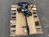 RATO 9HP 4-Stroke Outboard Motor - For Repair, String Doesn't Pull, Broken Oil Cap - 5