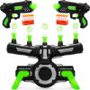 Glow-in-the-Dark Floating Target & Blaster Set w/ 24 Darts, 20 Targets