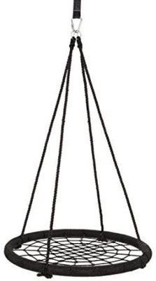 SkyBound Giant Round Tree Swing Net, Black, 40". Appears New