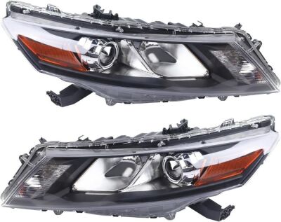 Headlight Pair for 2010-2011 Honda Accord Crosstour 
