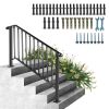 VEVOR Handrails for Outdoor Steps, Fit 4 or 5 Steps 