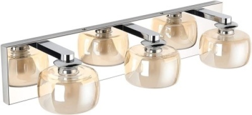 Pasoar&nbsp;3-Light&nbsp;Chrome Modern Led Vanity Light&nbsp;For Bathroom 21.65"