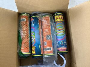 Lot of (4) 8" Glow Sticks, 100 pc 