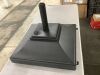 Mobile Umbrella Base, Fillable Stand w/ 4 Wheels, 2 Locks, 120lb Capacity