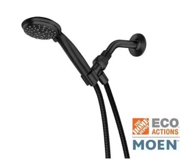 Lot of (4) MOEN Attune 6-Spray Patterns Wall Mount 4 in. Handheld Showerhead in Matte Black