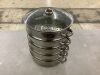 5 Tier Stainless Steel Steamer Pot 