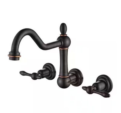 SUMERAIN Vintage Double Handle Claw Foot Tub Faucet with Corrosion Resistant in Oil Rubbed Bronze