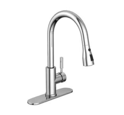 Glacier Bay Garrick Single-Handle Pull-Down Sprayer Kitchen Faucet in Chrome