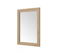 Glacier Bay&nbsp;Huckleberry 24 in. W x 32 in. H Rectangular Framed Wall Mount Mirror in Weathered Tan