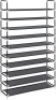SONGMICS 10 Tiers Shoe Rack 50 Pairs Non-woven Fabric Shoe Tower Organizer. Appears New