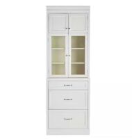 Home Decorators Collection&nbsp;Royce 82 in. Cream White 3-Drawer Cabinet