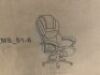 Flash Furniture&nbsp;Stella High Back Faux Leather Swivel Ergonomic Executive Chair in Black with Arms - 3