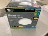 Commercial Electric 80 /110 CFM Ceiling Mount Room Side Installation Round Bathroom Exhaust Fan with LED, Night Light and Humidity Sensor